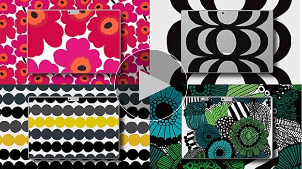 Amazon | Marimekko for Microsoft Surface Pro スキンシール (Kaivo