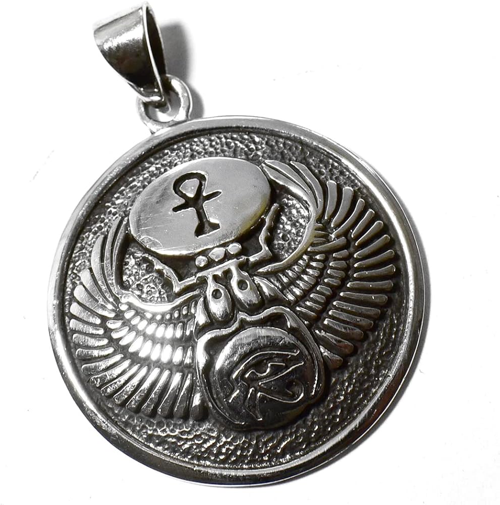 Amazon | 古代エジプト ホルスの眼(ウジャト) アンク スカラベ