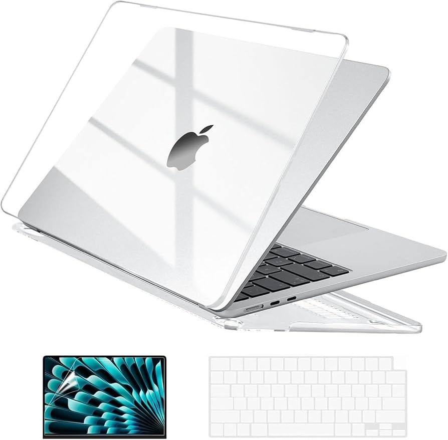 EooCoo Compatible with MacBook Air 15 inch Case 2026 2025-2023 M4