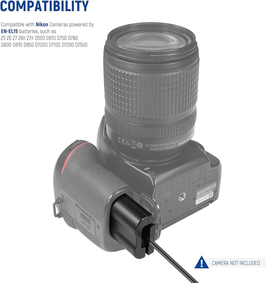 Amazon.com : NEEWER Dummy Battery with AC/DC Coupler Power Adapter