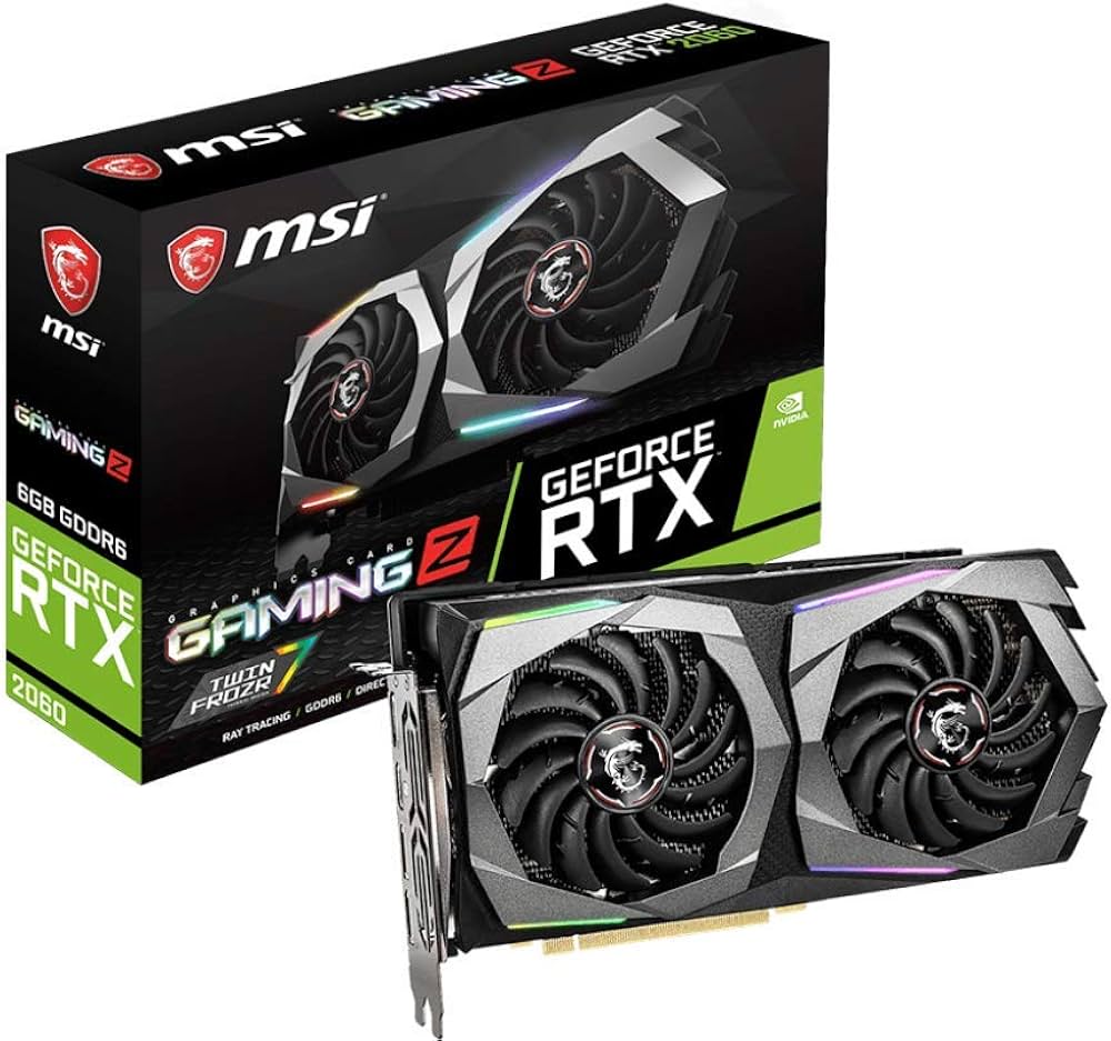 MSI NVIDIA GEFORCE RTX 2060 GAMING Z Graphics Card '6GB GDDR6
