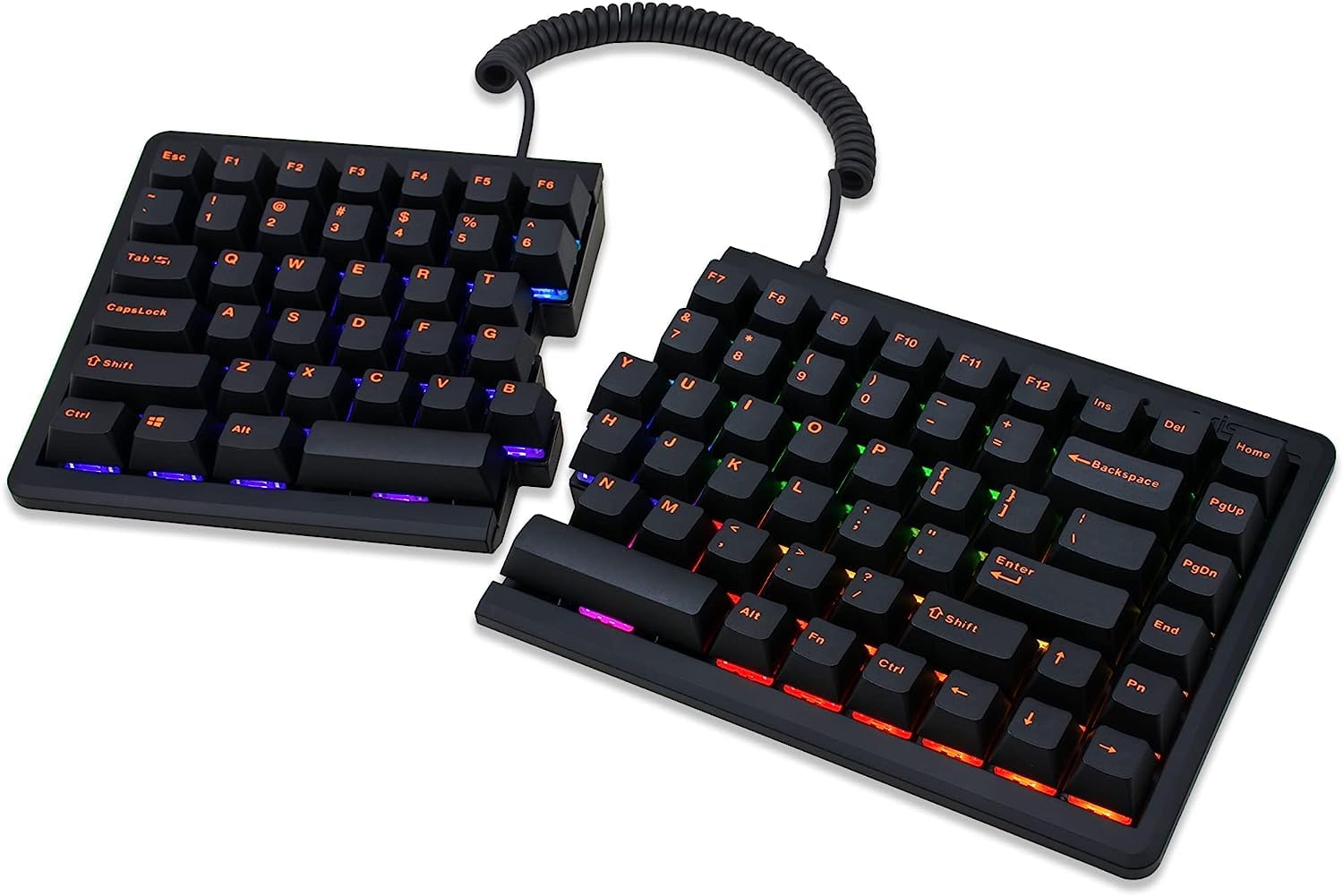 Amazon.com: Mistel BAROCCO MD770 RGB TKL Split Ergonomic