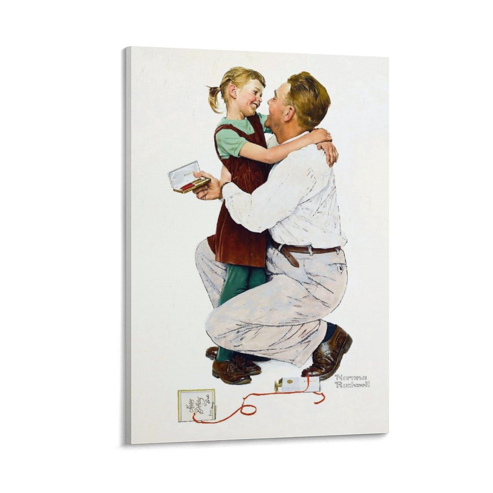 Amazon.co.jp: Norman Rockwell ノーマンロックウェル（娘から父への
