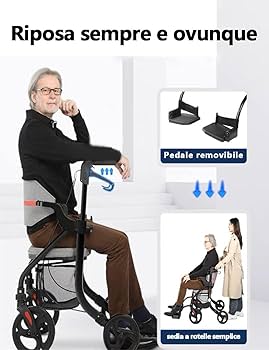 Amazon | Care-Parents 歩行器 四輪歩行車 シルバーカー アルミ製