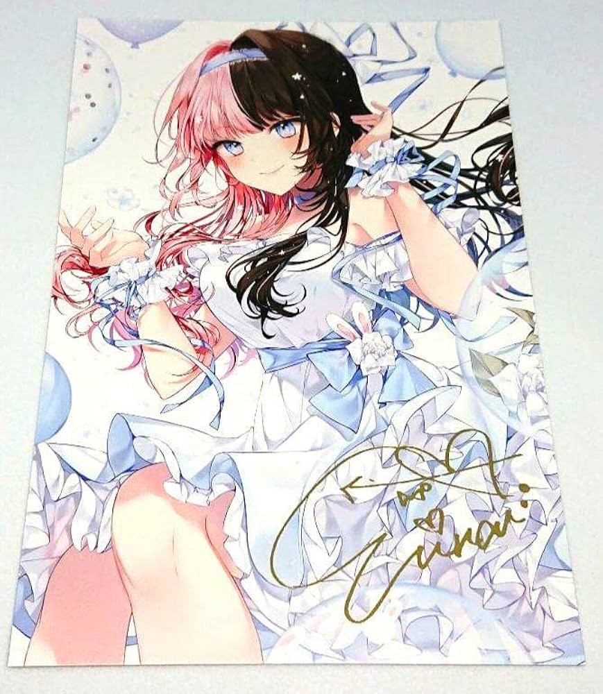 Amazon.co.jp: ぶいすぽ グッズ 橘ひなの 箔押しサイン入り ポスト