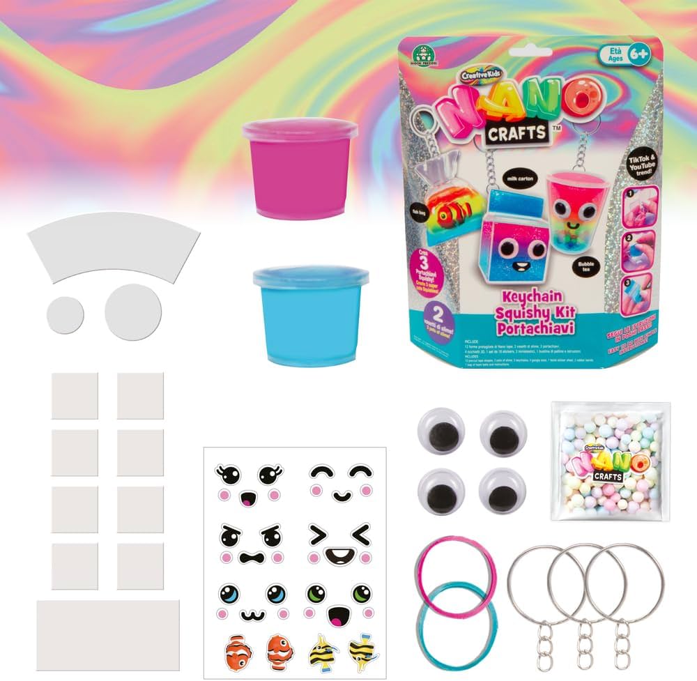 Giochi Preziosi Nano Craft - Kit Completo Nano Tape, Slime e