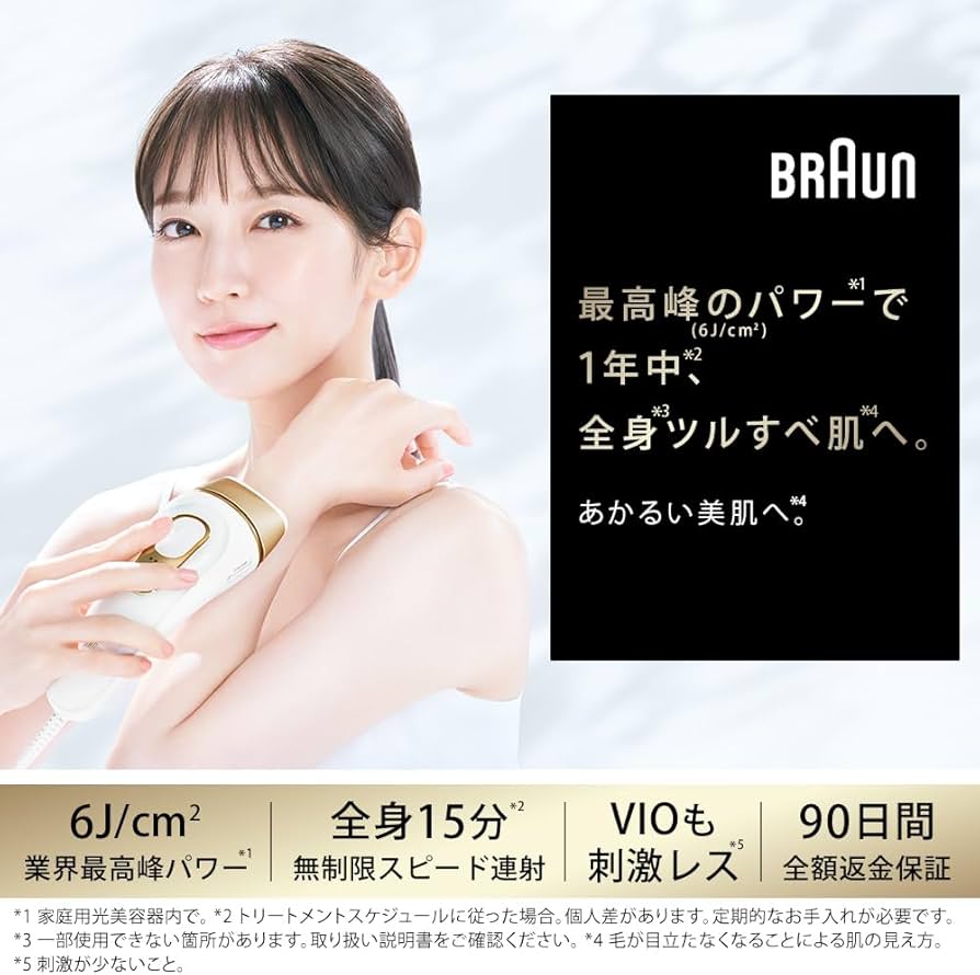 BRAUN PL-5014 脱毛器 IPL式 光美容器 ブラウン 収納ケース付き Amazon