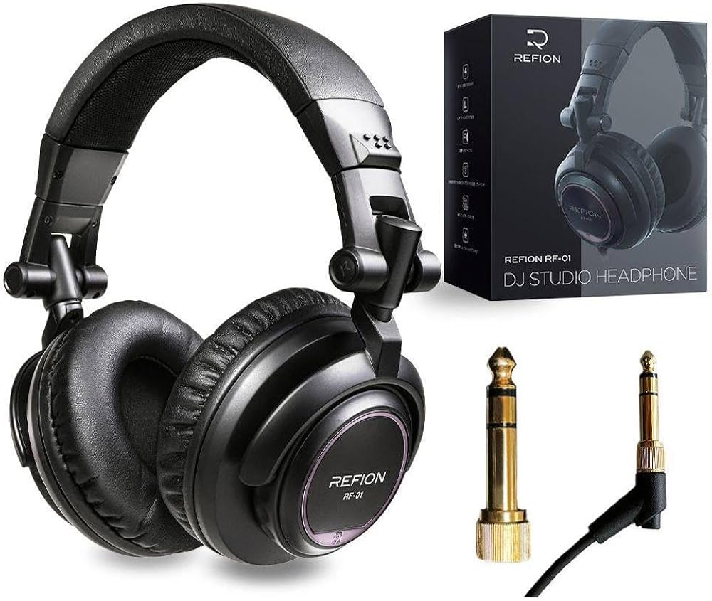 Amazon.co.jp: 【本物のプロDJ監修】 REFION RF-01 DJヘッドホン 有線