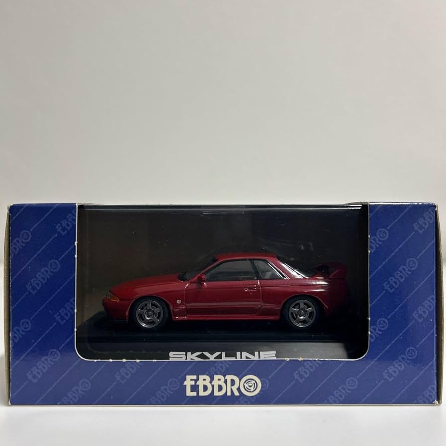 Amazon | エブロ 1/43 日産 スカイライン GT-R BNR32 Red EBBRO Nissan