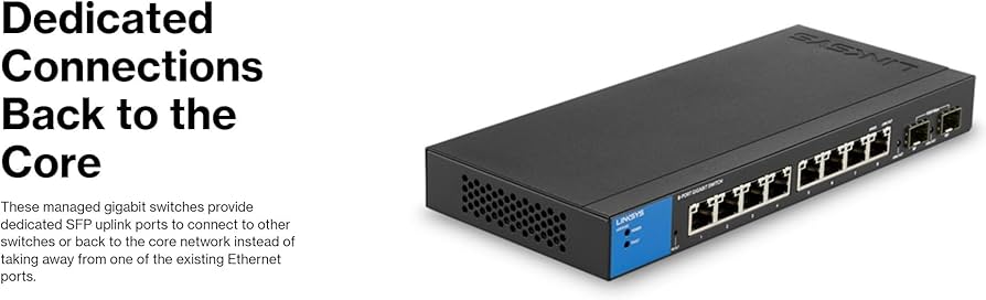 Amazon.com: 48-Port Managed Gigabit PoE+ Switch with 4 10G SFP+