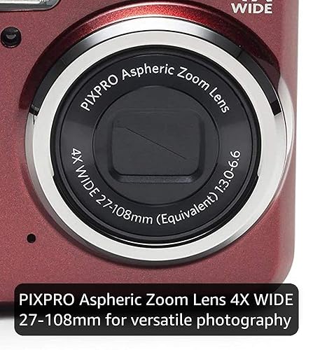 Amazon.com : Kodak PIXPRO Friendly Zoom FZ43-RD 16MP Digital