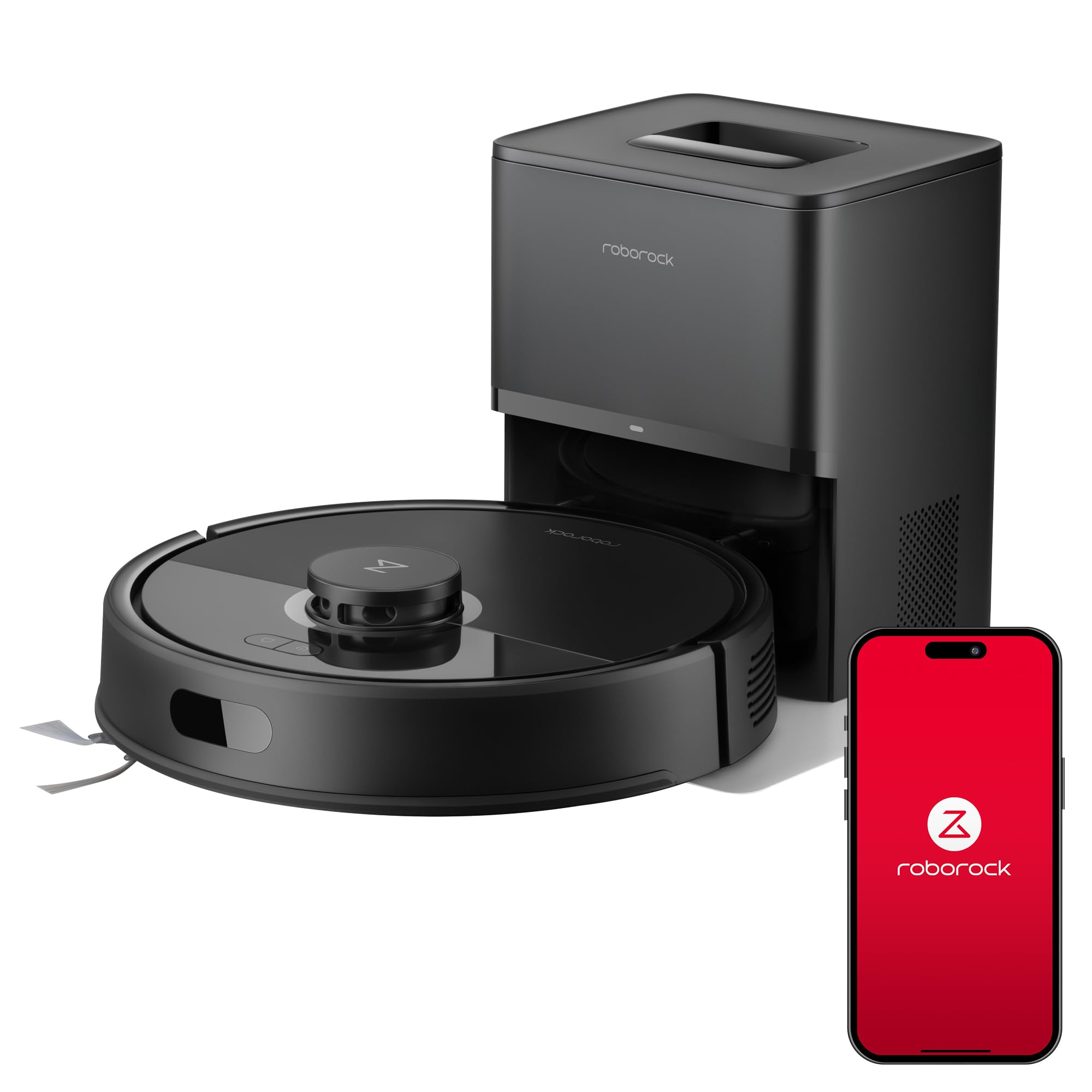 Amazon | roborock ロボロック Q7B+ ブラック ロボット掃除機 自動ゴミ