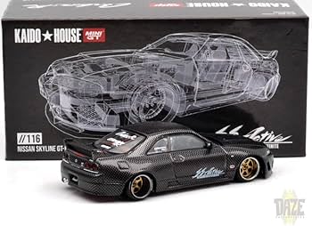 Amazon | Mini GT KAIDO HOUSE NISSAN SKYLINE GT-R (R33) ACTIVE