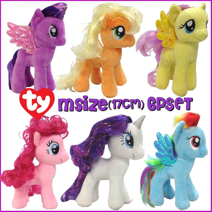 Amazon.co.jp: マイリトルポニー TY ビーニーベイビーズ Mサイズ (17cm