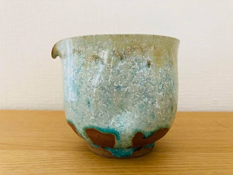 Amazon.co.jp: 銀河釉 中尾哲彰作家 片口カップ : ホーム＆キッチン