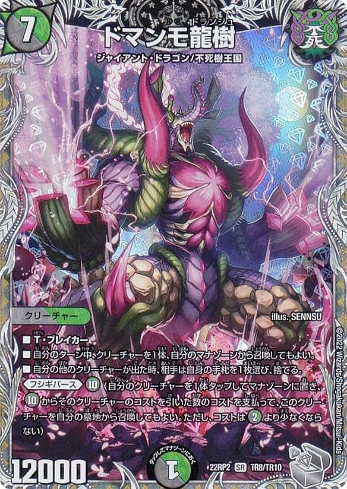 Amazon.co.jp: 【銀トレジャー】デュエルマスターズ DM22RP2 TR8/TR10
