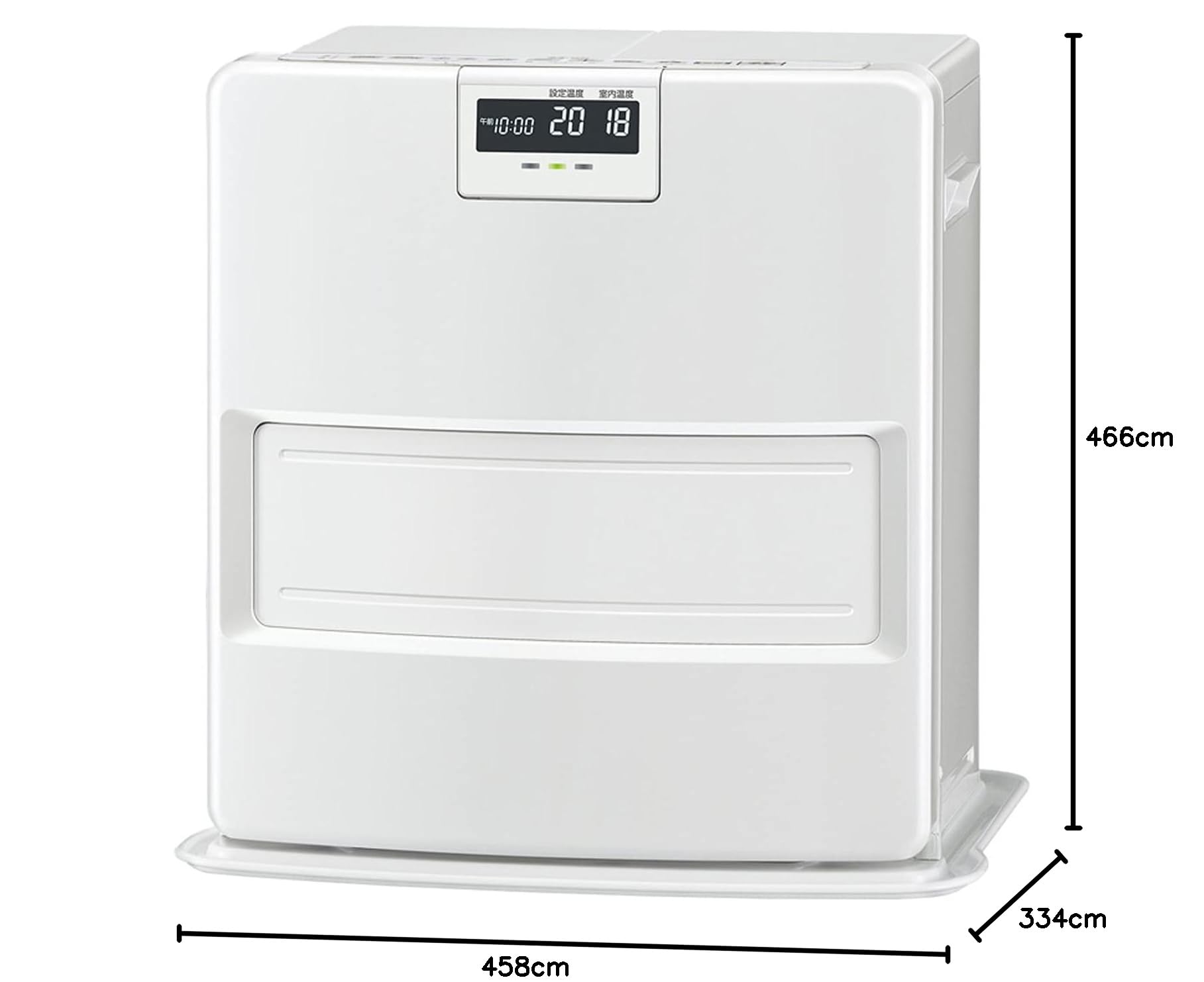 Amazon | コロナ：石油ファンヒーター(ホワイト)/FH-VX3621BY-W