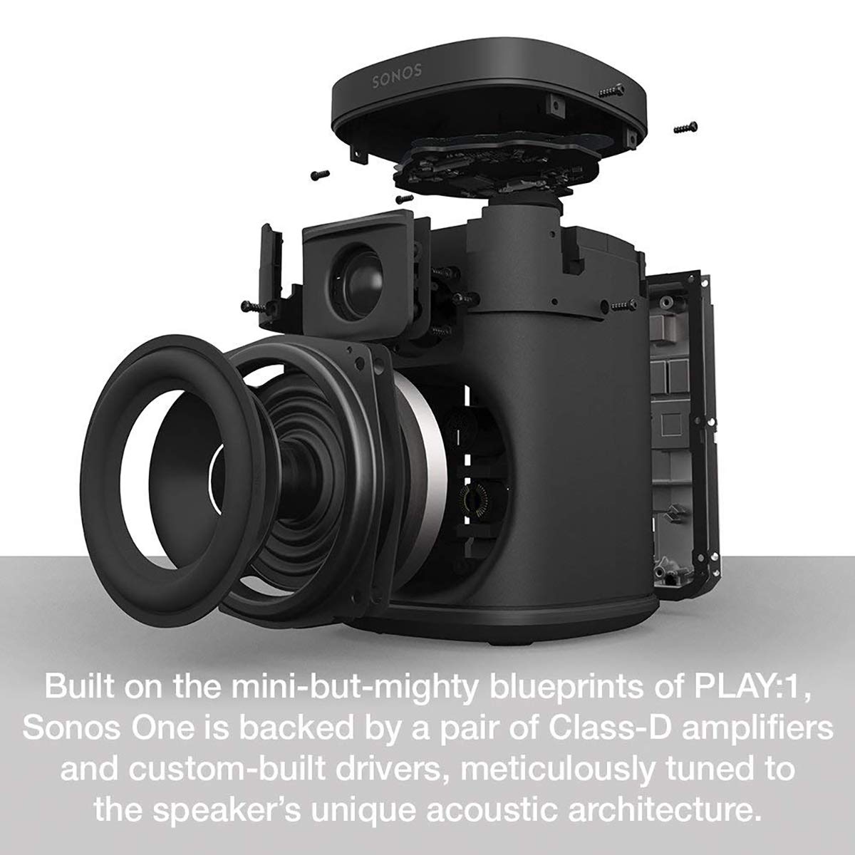 Amazon.com: Sonos One (Gen 2) Three Room Set Voice Controlled