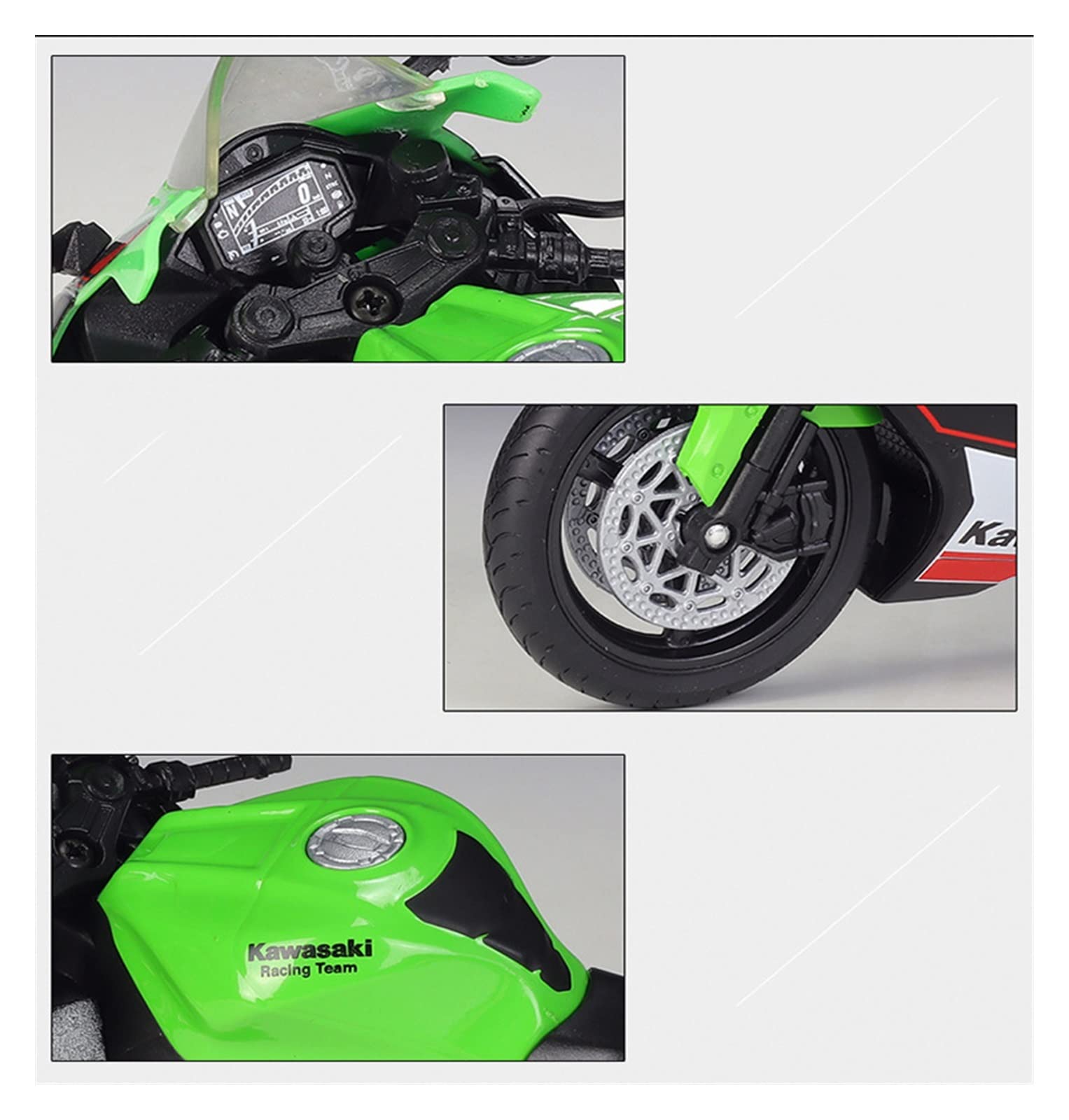 Amazon.co.jp: 1/12 カワサキ Ninja ZX10R オートバイ模型玩具車