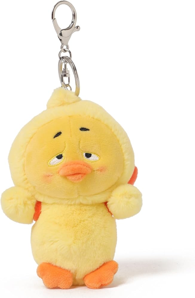 Amazon.co.jp: [ウィゴー] まゆげ ひよこ ぬいぐるみ キーホルダー