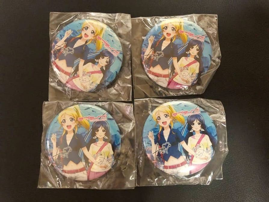 Amazon.co.jp: う 映画 ラブライブ グッズ 痛バッグ 缶バッジ セット