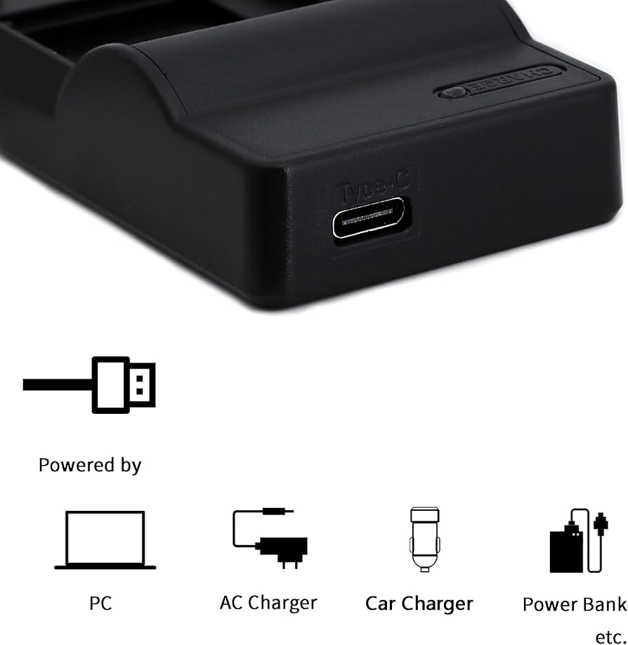 Norifon NB-1L USB Charger for Canon Digital IXUS 300, 320, 330