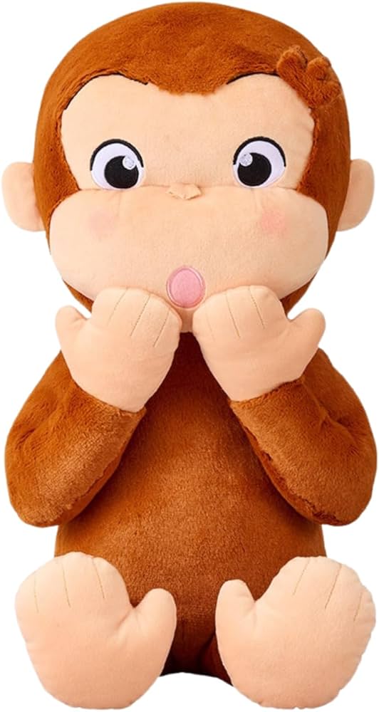 Amazon.co.jp: おさるのジョージ スーパーラージ ぬいぐるみ ～はずか