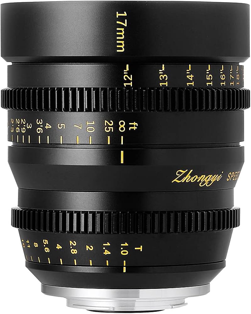 Amazon.co.jp: 中一光学 SPEEDMASTER CINEMA 17mm T1.0 マイクロフォー