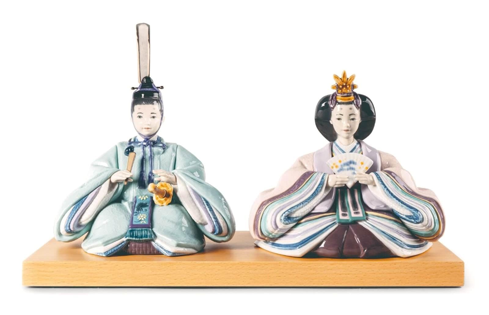 Amazon | リヤドロ 雛人形 Lladro コンパクト ひな人形 雛 親王飾り