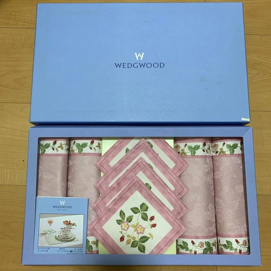 Amazon | ウエッジウッド ワイルドストロベリー ティーマット 4枚