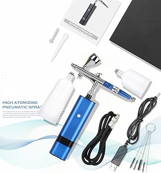 Amazon.co.jp: 匠魂 エアブラシ 充電式 ダブルアクション仕様 エアー