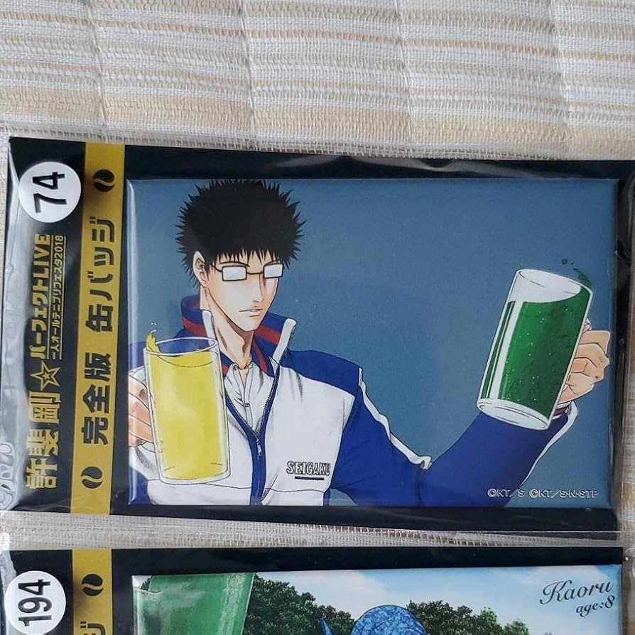 Amazon.co.jp: テニスの王子様 テニプリ おてふぇす 缶バッジ 海堂 乾