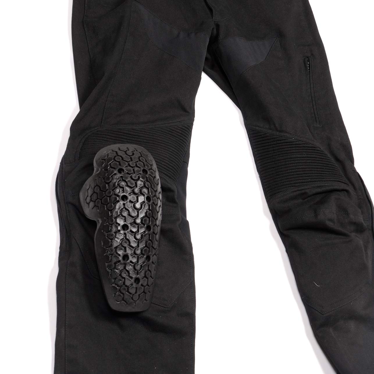 Amazon.co.jp: [エルフ] バイク_パンツ_スポルトデニムパンツ_ブラック