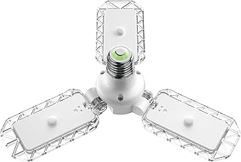 SANSI 3-Panel Deformable LED Garage Light, 300W Equivalent 30W