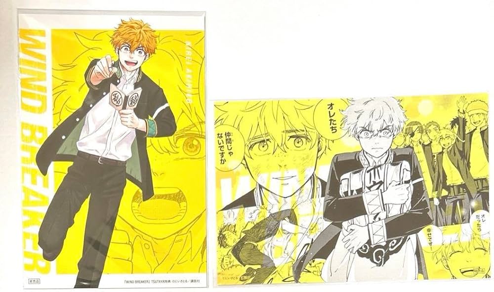 Amazon.co.jp: WIND BREAKER ウィンブレ 漫画 特典 ポストカード 楡井
