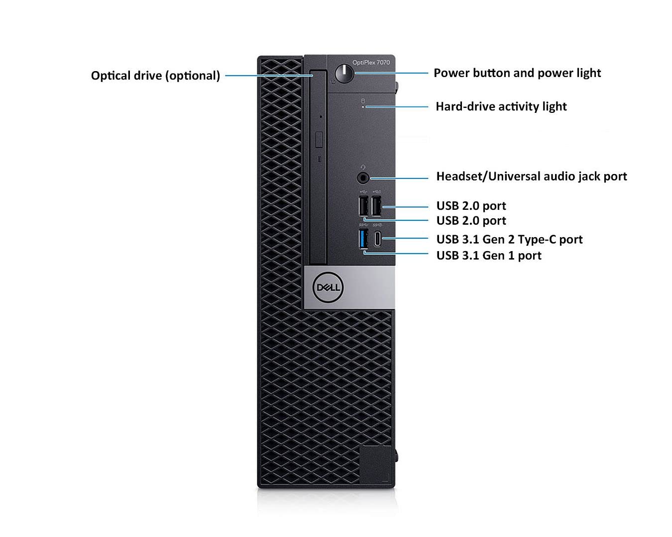 Amazon.com: Dell OptiPlex 7070 SFF Desktop Computer PC, Intel 8