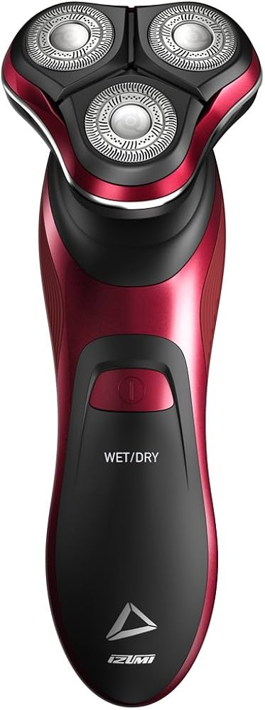 Amazon | 泉精器製作所 IZUMI 3ヘッド 回転式シェーバー レッド IZR