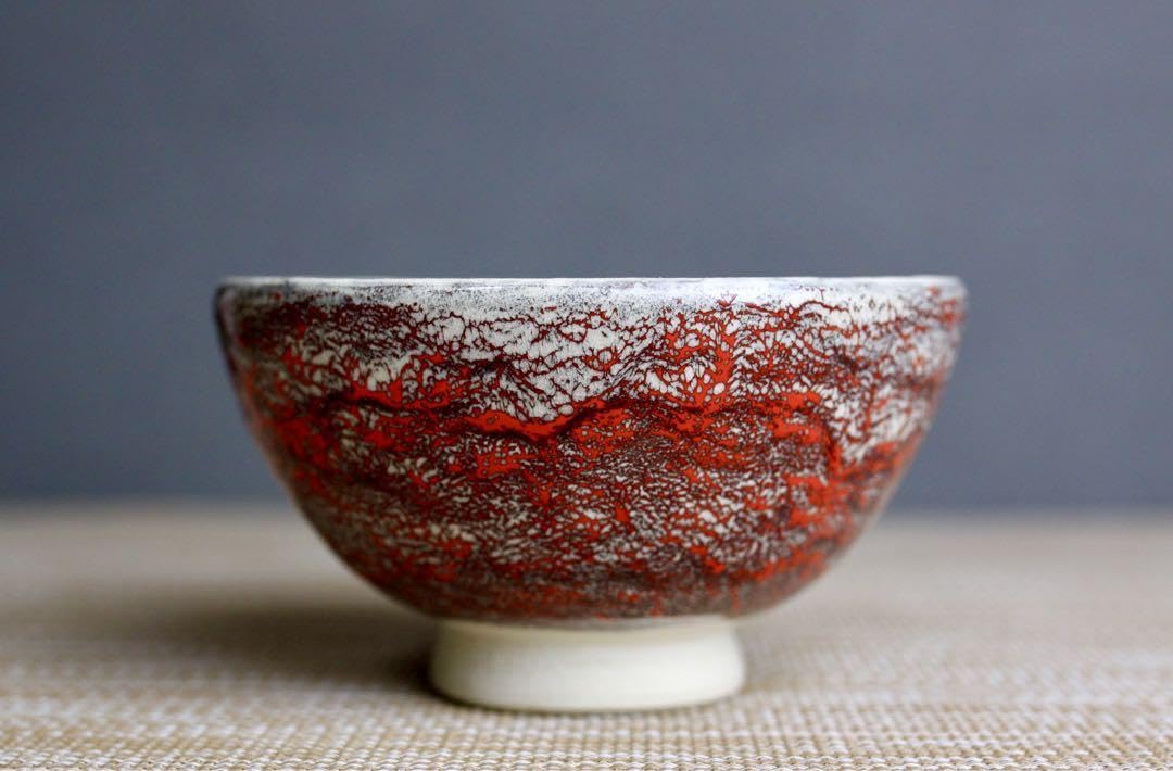 Amazon.co.jp: 箕面焼 松田箕山 作 茶碗 茶道具 : ホーム＆キッチン