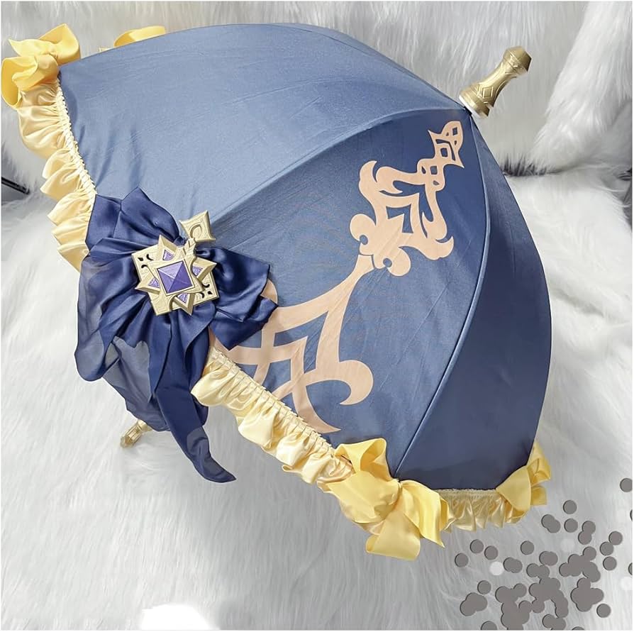 Amazon.co.jp: 原神 ナヴィア 傘 コスプレ道具 武器 かさ 折りたたみ傘