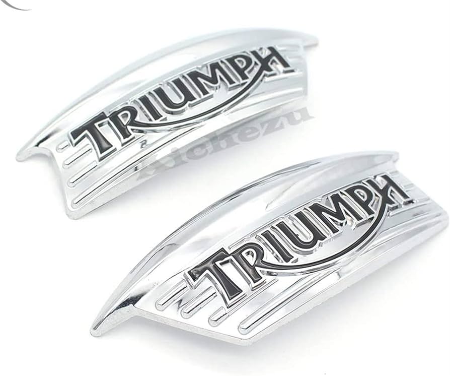 Amazon.co.jp: 3Dエンブレムバッジデカールトライアンフボンネビルため