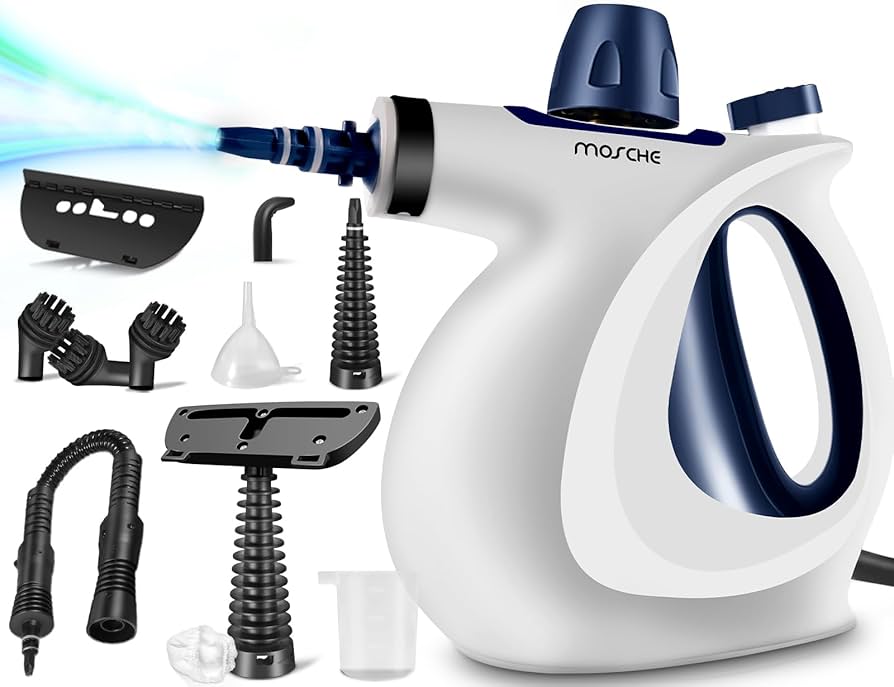 Amazon.com - Handheld Pressurized Steam Cleaner with 11-Piece
