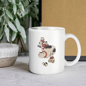 Amazon.co.jp: マグカップ 大津絵 日本画 民藝 絵画 コーヒーマグ 保温