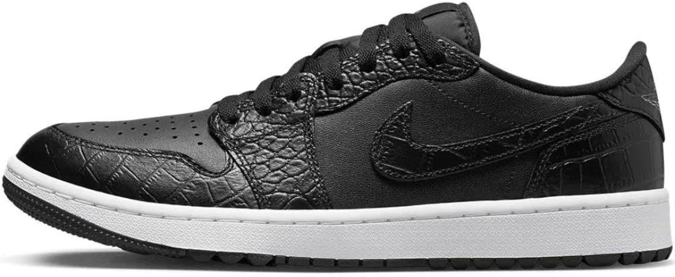 Amazon | Air Jordan 1 メンズ ロー ゴルフ ボルト ブラック | NIKE