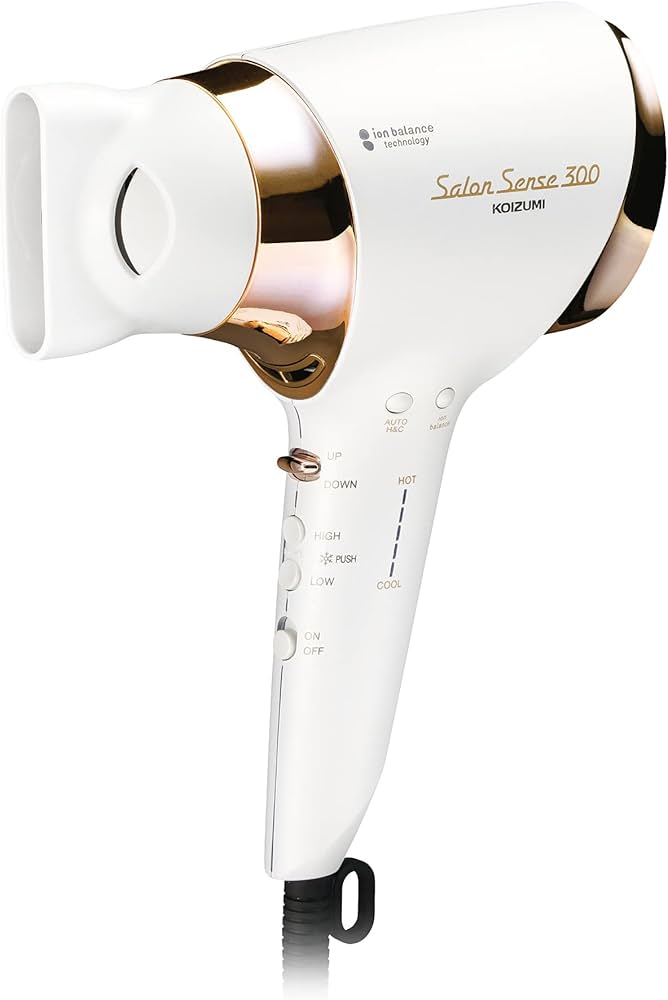Amazon | コイズミ ヘアドライヤー イオンバランス サロンセンス 300