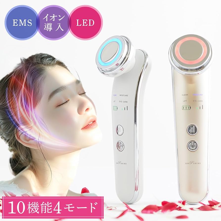 Amazon.co.jp: イオンプルレクリエイト (ホワイト) 美顔器（10機能4