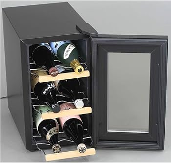 Amazon.co.jp: CE-8W(ブラック) ペルチェ方式8本収納用ワインセラー