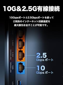 Amazon | TP-Link WiFi ルーター WiFi7 無線ルーター 高速 BE7200 10G