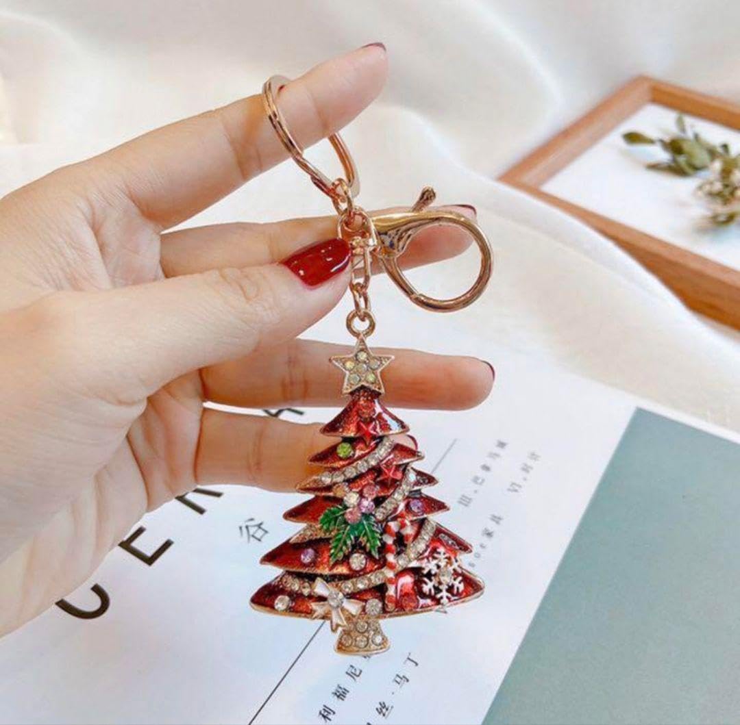 Amazon | クリスマスツリー キーホルダー バッグチャーム クリスマス