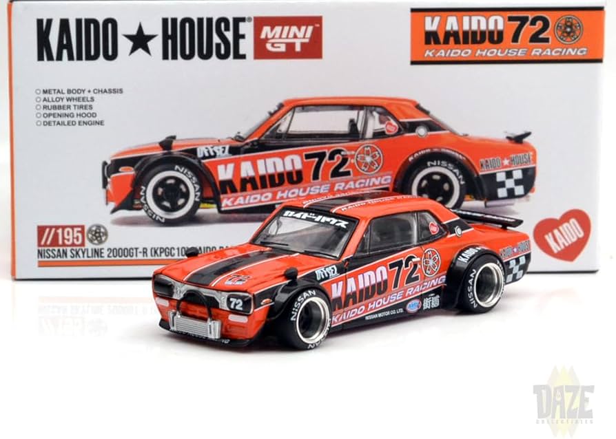 Amazon | MINI GT 1:64 スケール KAIDO HOUSE - NISSAN SKYLINE 2000GT