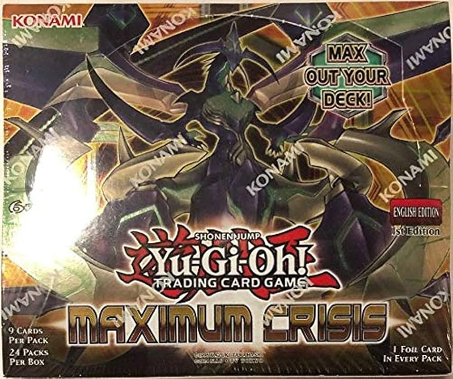 遊戯王 未開封BOX エクストリームフォース マキシマムクライシス